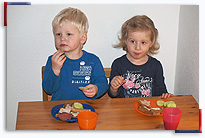 Frühstücks- und Vespersortiment für die Kindertagesstätte/KITA